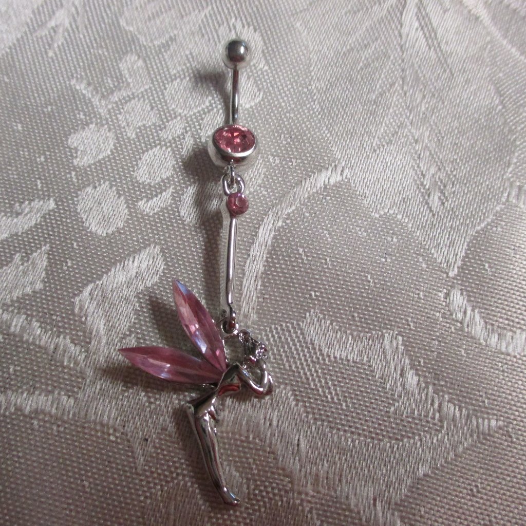 Dangle Fairy Crystal Belly Ring Dangle Fairy Crystal Belly Ring